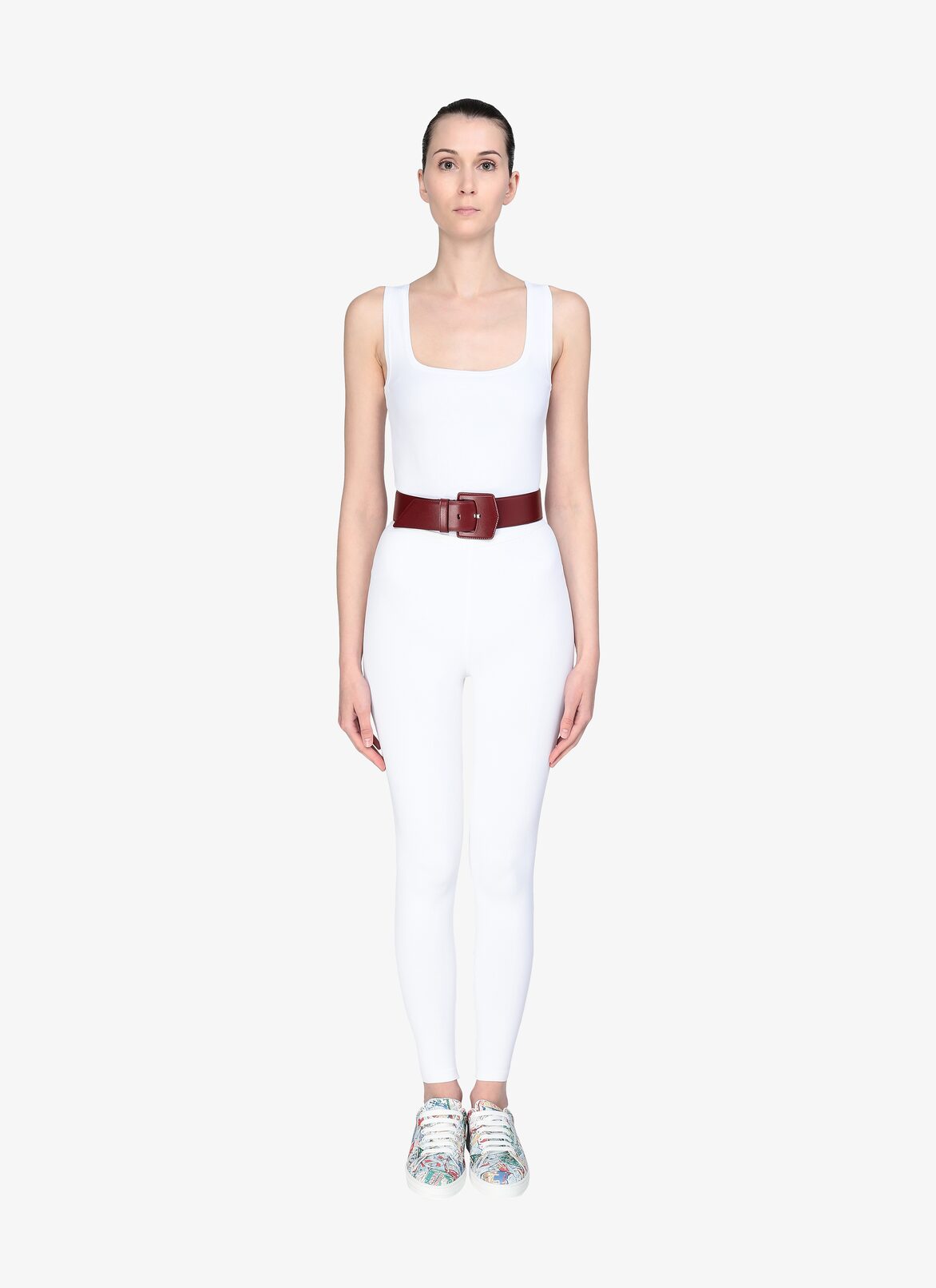 BELT CUIR LUX GRENAT ALAÏA GRANATROT BELT CUIR LUX GRENAT